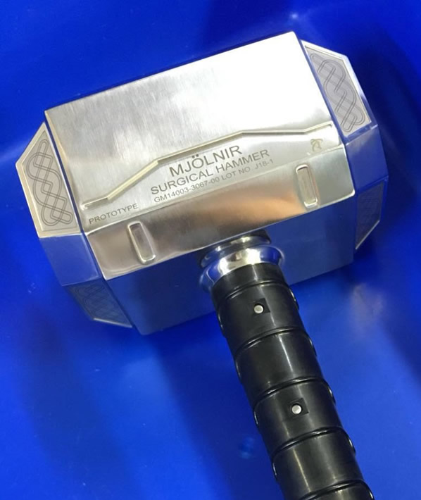Mjolnir In Real-Life Surgery